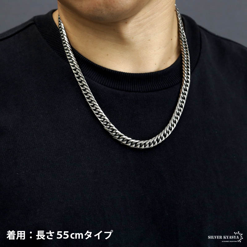 チタン製 ダブル喜平チェーンネックレス [n585] | スタイルで探す,磁石