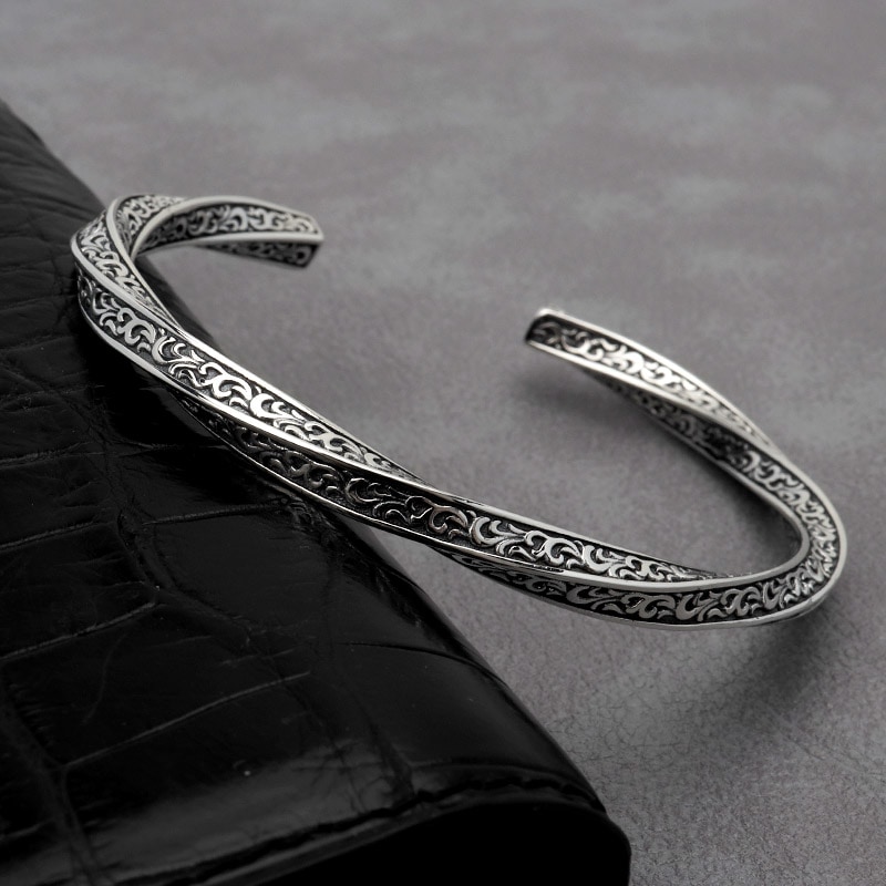 925 唐草 ツイストバングル [bs214] | スタイルで探す,ゴシック