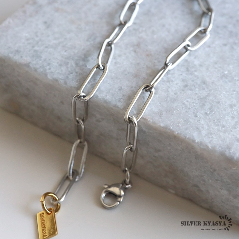 ステンレススチール チェーンブレスレット 3サイズ 高級感 楽天市場】ステンレス アンカーチェーン ブレスレット シルバー
