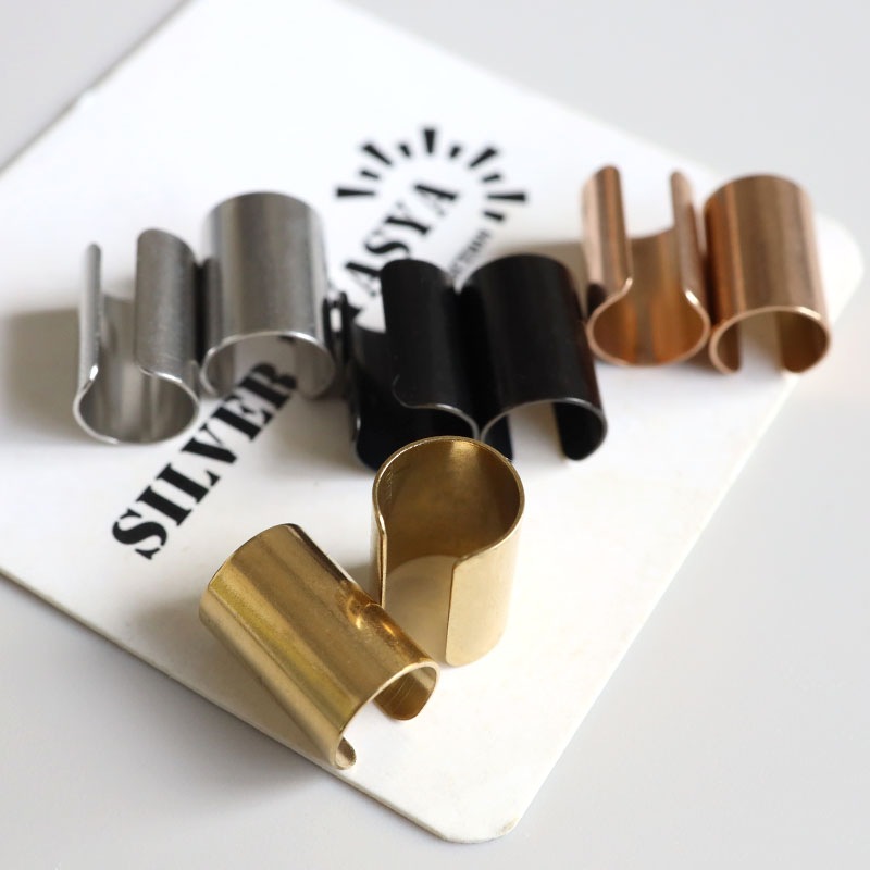 ステンレス シンプルなワイドイヤーカフ [ec146] | イヤーカフ