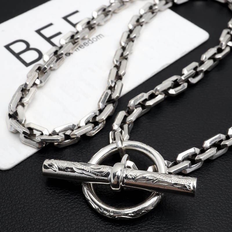 BFF シルバーネックレス　シルバー925 ラージマンテル Amazon | [BFF] ブランド 幅11mm マンテル チェーンネックレス