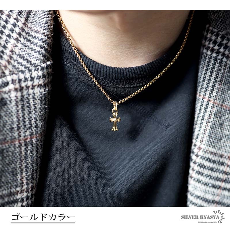 925 ミニクロスネックレス S [ps053] | ネックレス,シルバー925