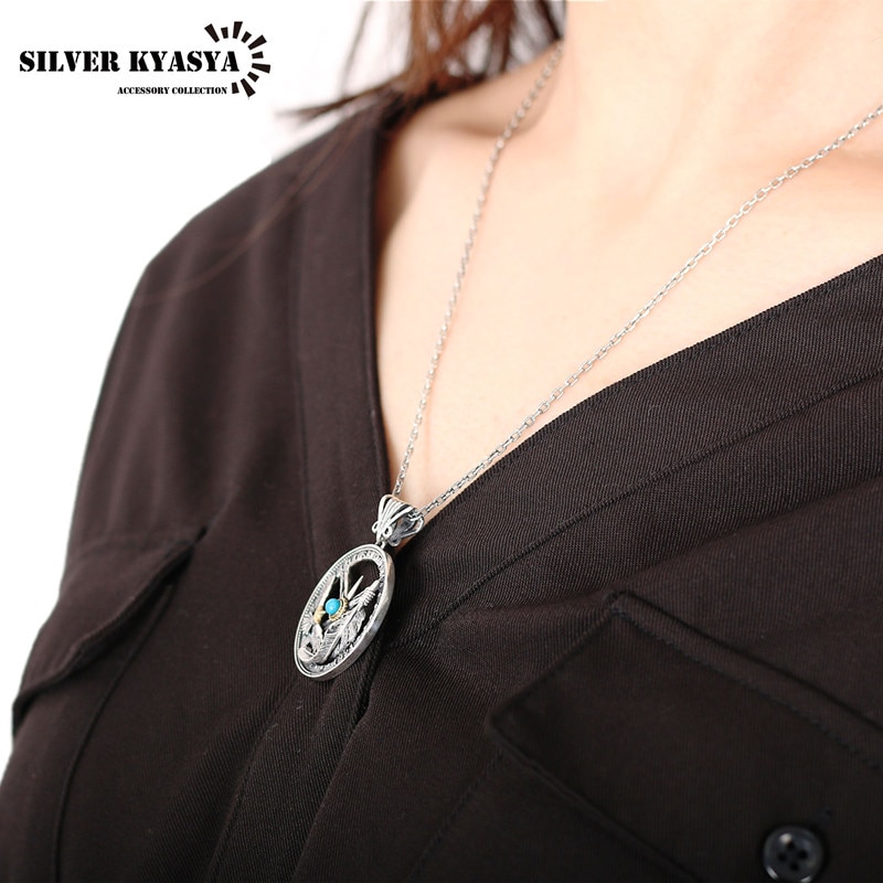 925 ターコイズ ネックレス コンパス [cn035] | お洒落なレディース