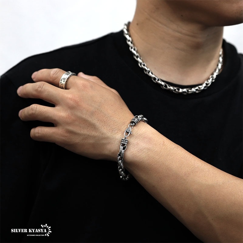 925 太幅ペーパーチェーンネックレス [ns183-45cm] | スタイルで