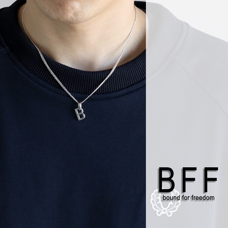BFF S925 「B」ネックレス [bffns062-cs053-2mm] | ネックレス