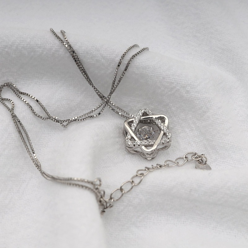 S925 ヘキサグラム 六芒星 ネックレス [fhns030-silver] | ブランド