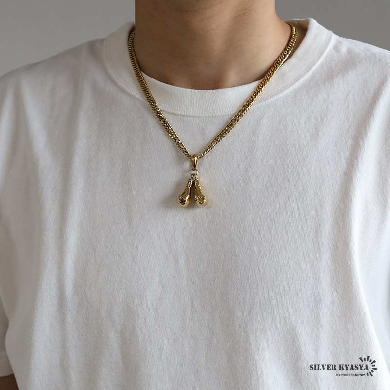 ステンレス ボクシンググローブネックレス [n196] | スタイルで