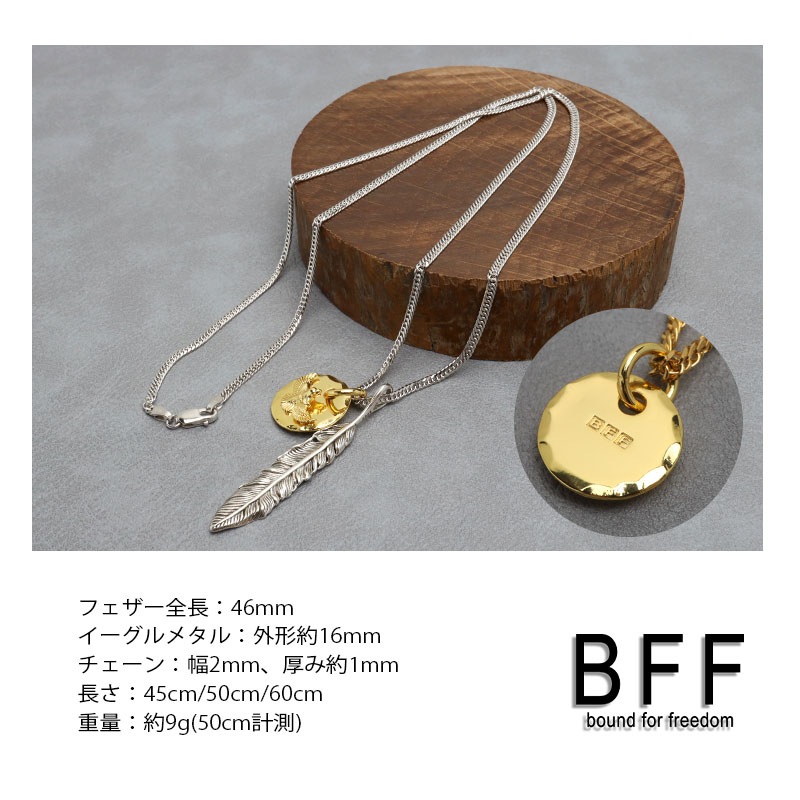 【セット販売】フェザーネックレス 925 ハートフェザー ネックレス 特大【受注製作】【特注タイプ