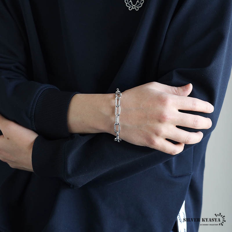 ステンレス あずきチェーンブレスレット [b978] | ブレスレット