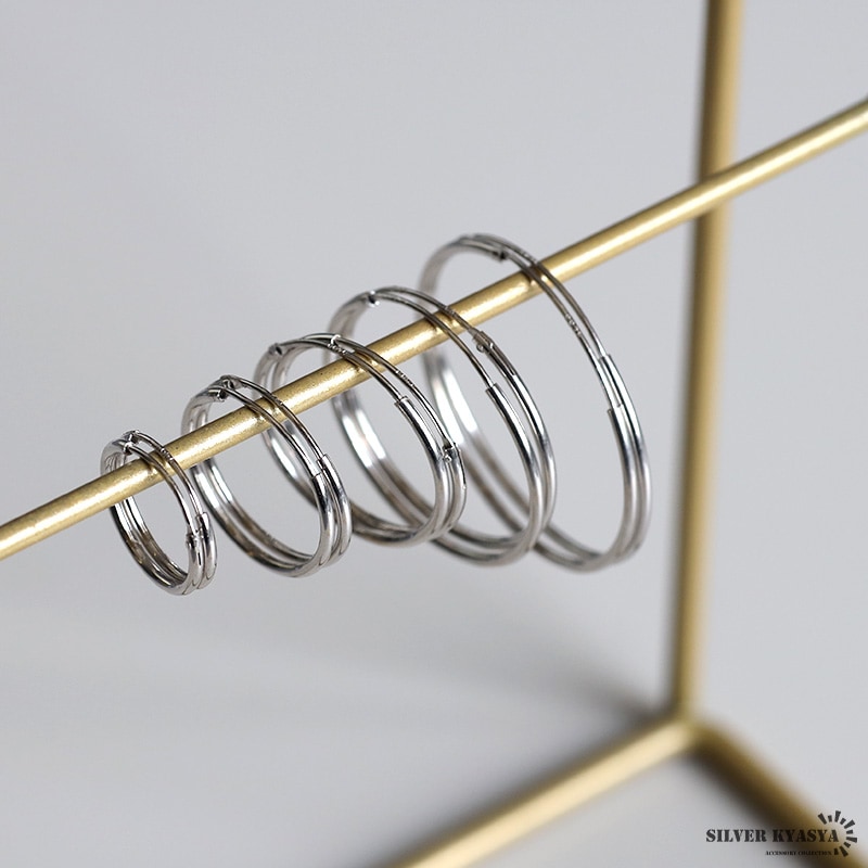 シルバー925 フープピアス シルバー925 フープピアス 5サイズ [ce257] | ピアス,シルバー925