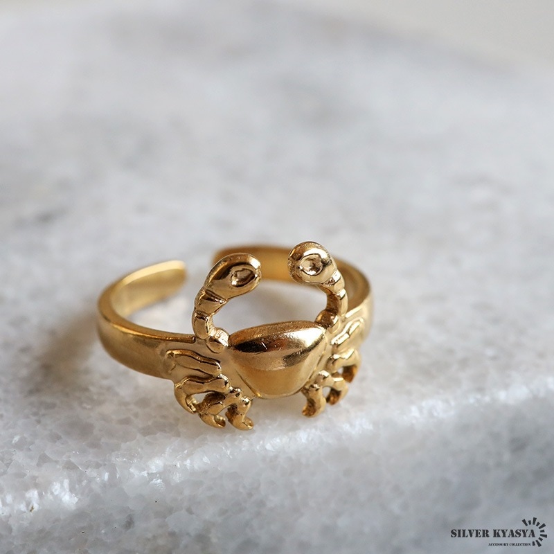 ステンレス カニリング 蟹 [r795] | リング,ステンレス,その他