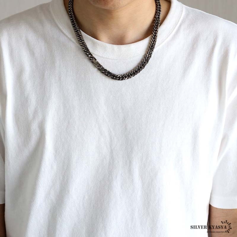 純チタン製 ダブル喜平チェーンネックレス [n1019-s] | ネックレス