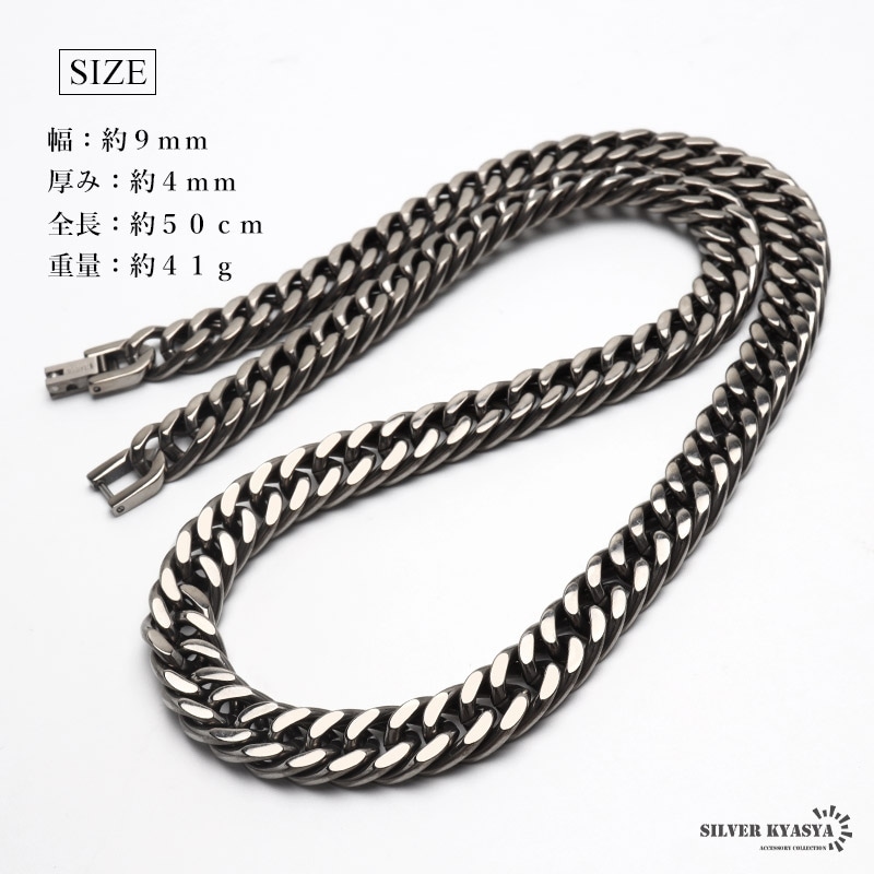 純チタン製 ダブル喜平チェーンネックレス [n1019-s] | ネックレス