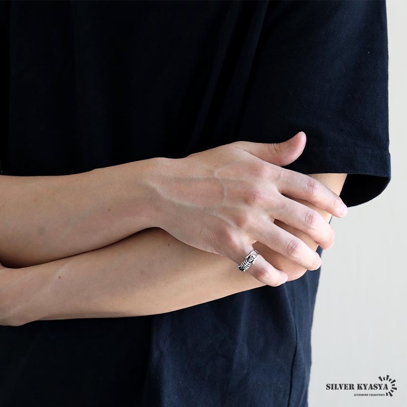 S925 立体的な骸骨のユニークリング [rs231] | リング,シルバー