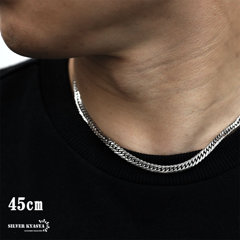 925 ダブル喜平チェーンネックレス [ns186-45cm] | スタイルで探す