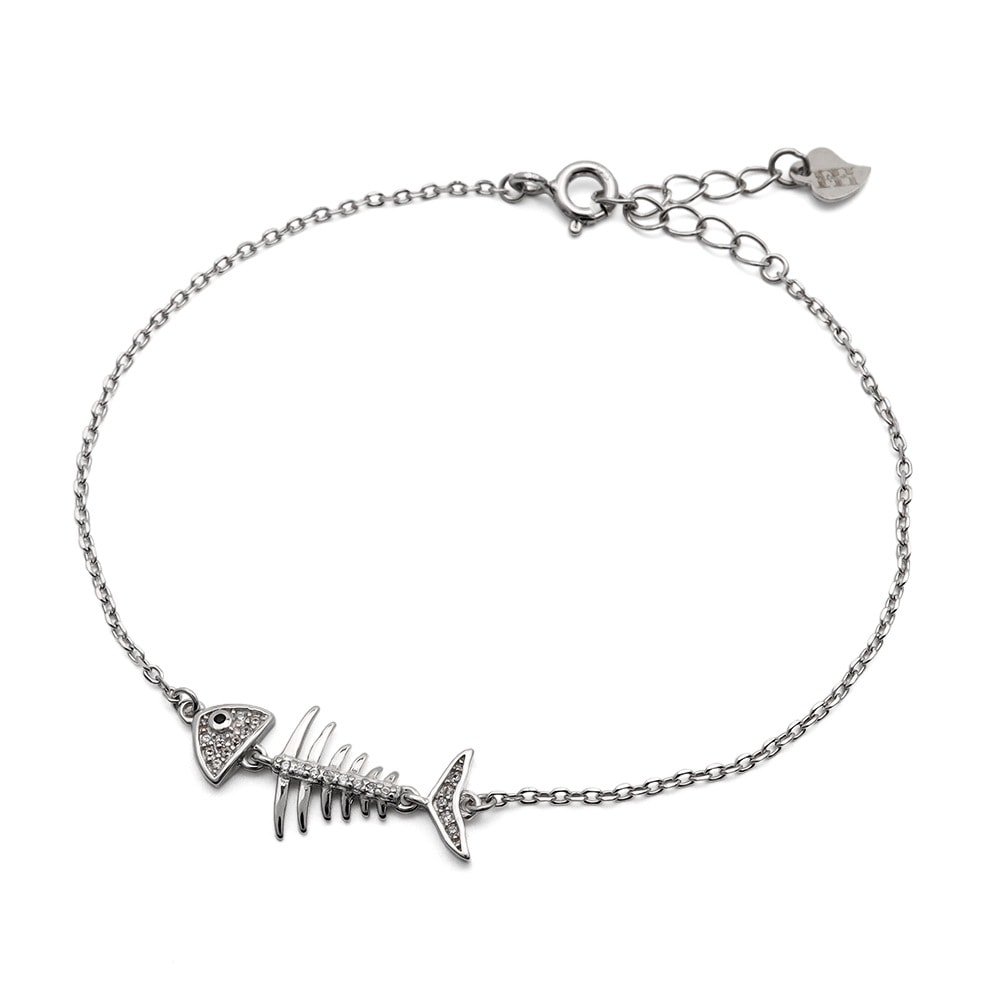 S925 フィッシュボーン ブレスレット [fhbs004-silver
