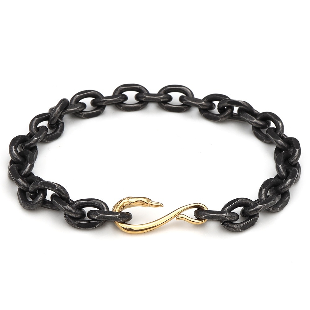 ブラス製　ブレスレット　新品未使用！いぶし加工 楽天市場】【1点物】【メンズSサイズ レディースLサイズ