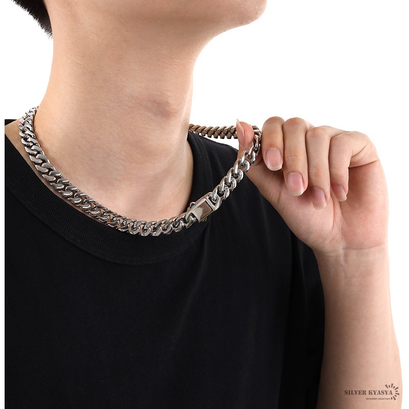 ステンレス 4面カット喜平ネックレス [n403-s-10mm] | スタイル