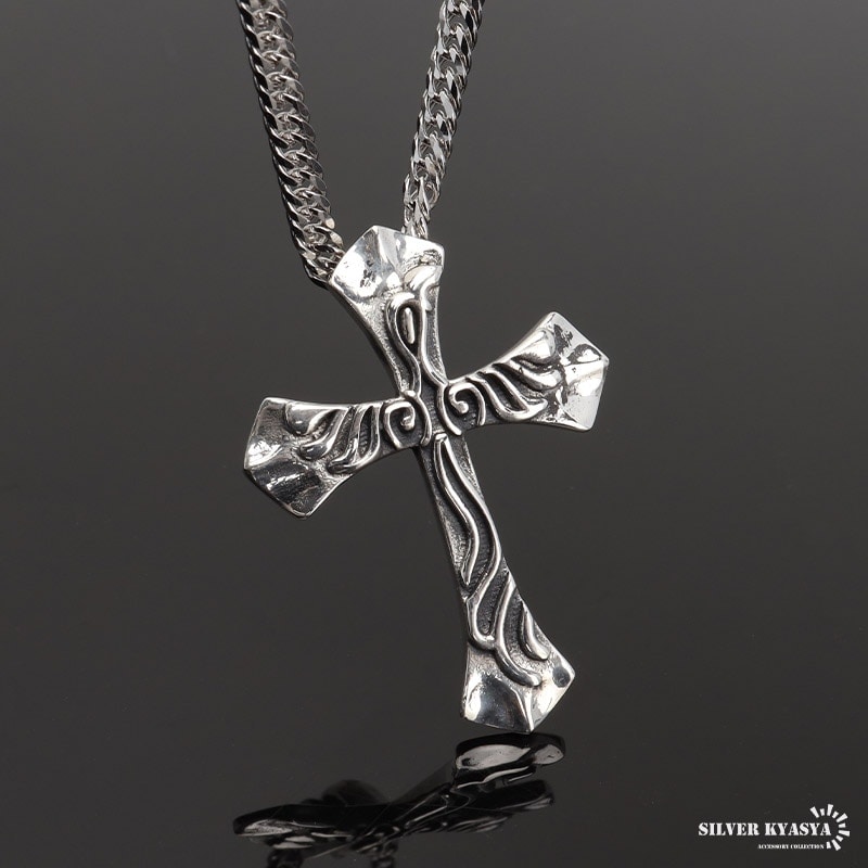 シルバー925 クロスネックレス [ns229-cs053-3mm] | ネックレス
