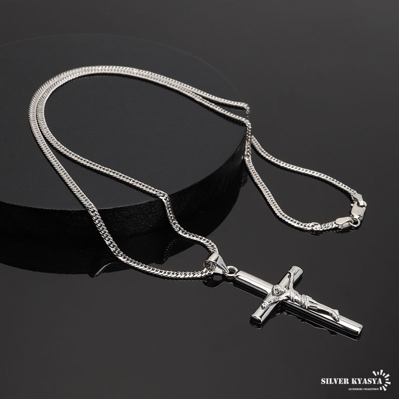 シルバークロスネックレス シルバー925 クロスネックレス [ns232-cs053-2mm] | スタイルで