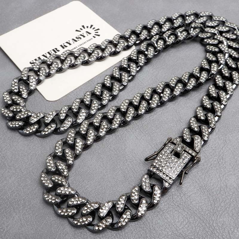 n*●様 GALFY／ガルフィー・黒光りブリンブリンネックレス（ブラック） GALFY (ガルフィー) 黒光りブリンブリンネックレス / ロック