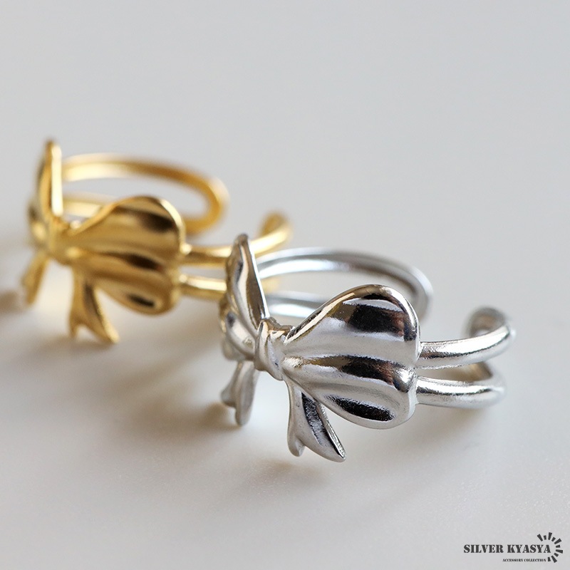 ステンレス リボンリング [r807] | リング,ステンレス,その他