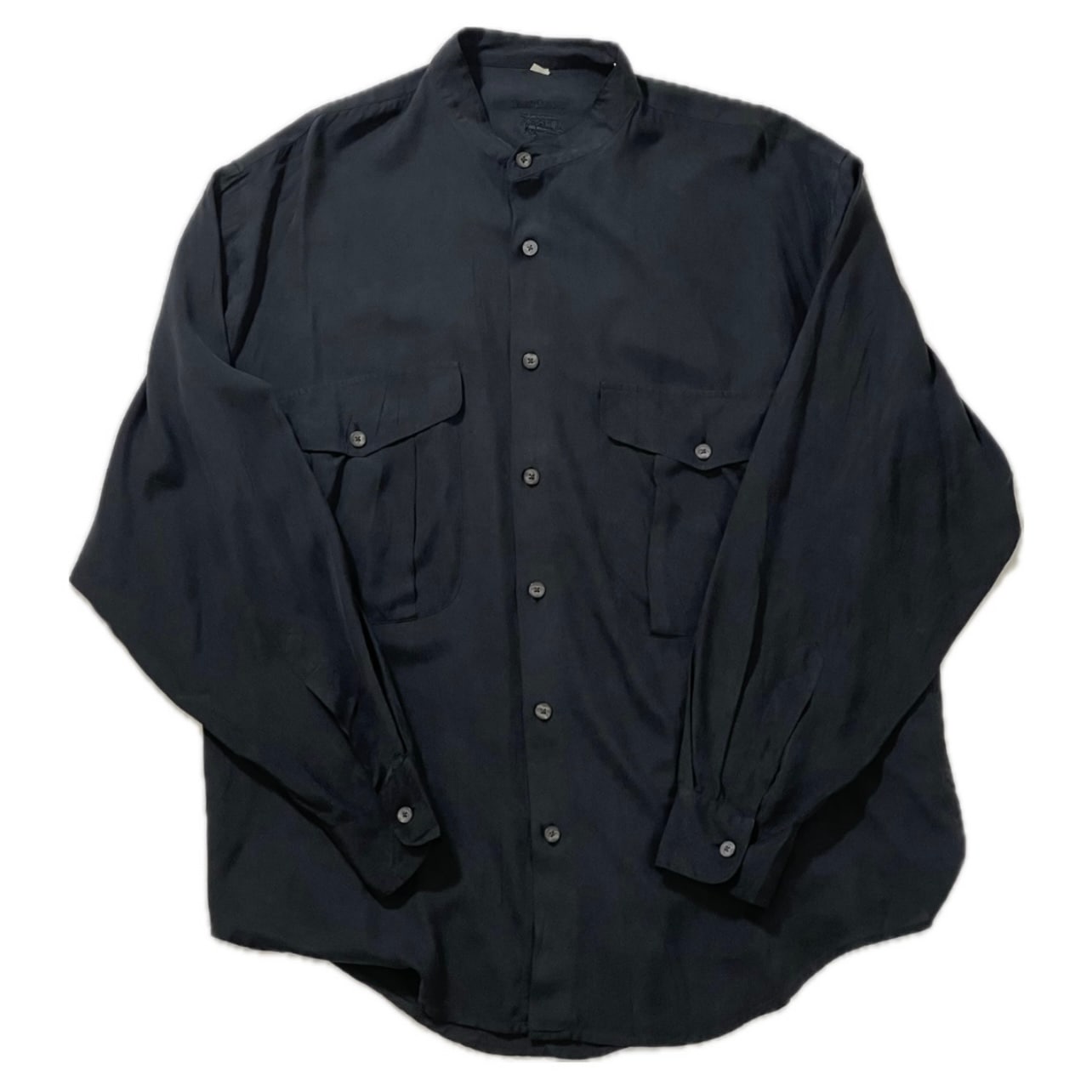 “SILK DRAPE SHIRT”
