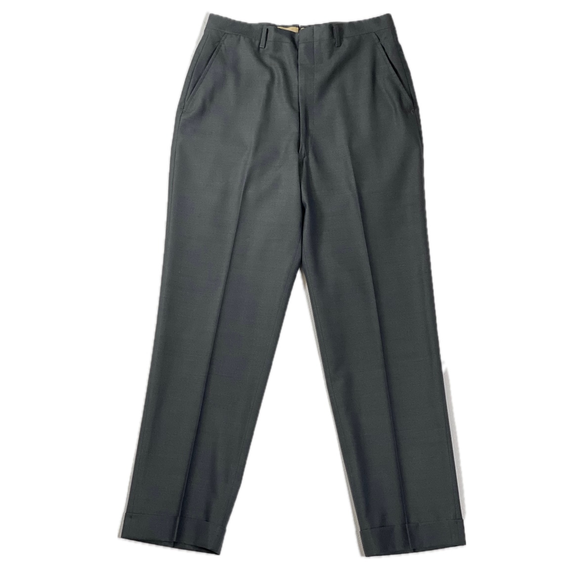 “SHINY TEXTILE SLACKS“