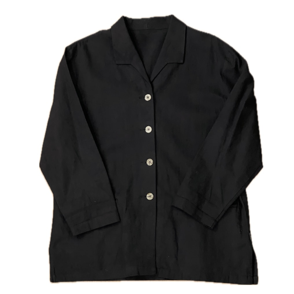 “LINEN SHIRT JACKET”