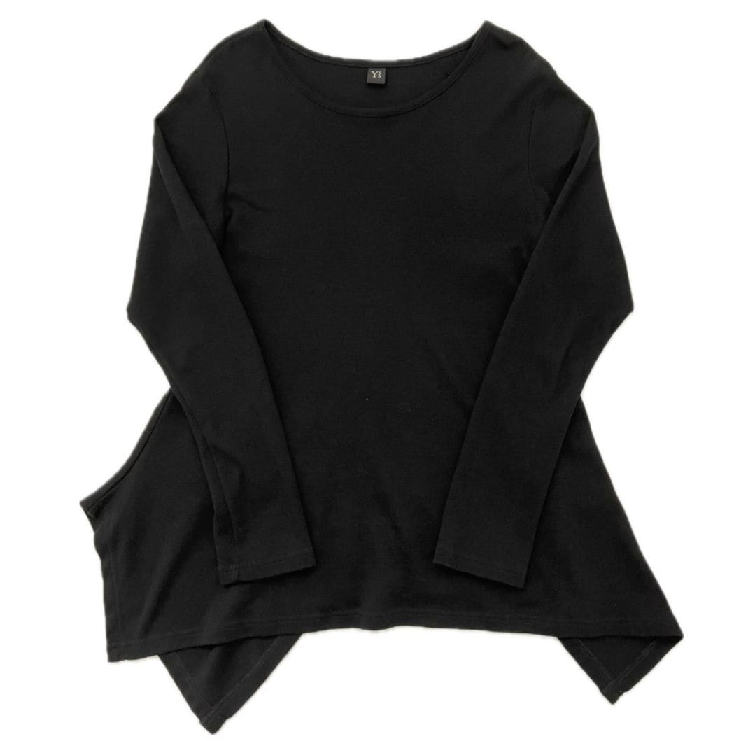 “Y’s” SLIT LONG SLEEVE  T-SHIRT
