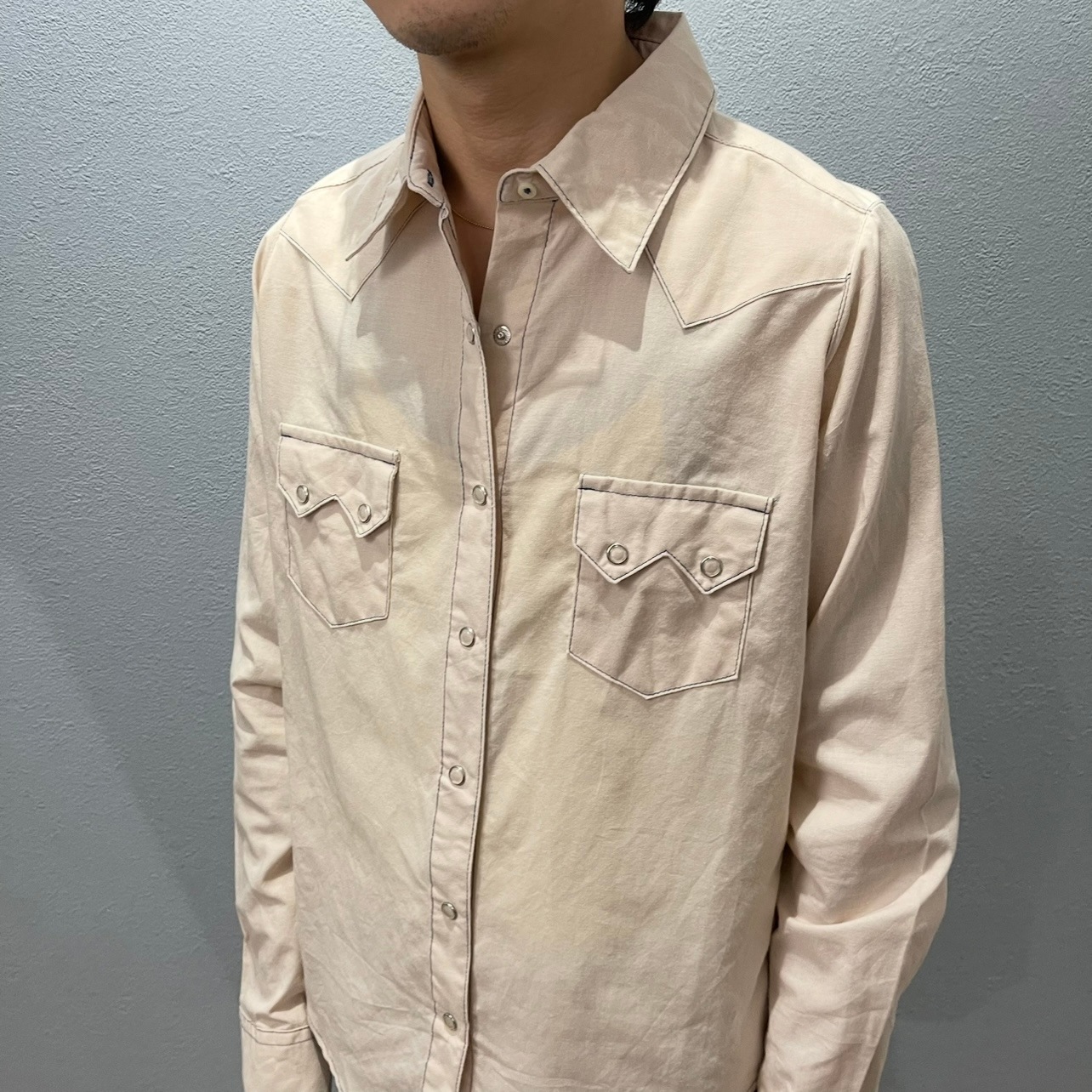 “Wrangler” BACK GATHER WESTERN SHIRT