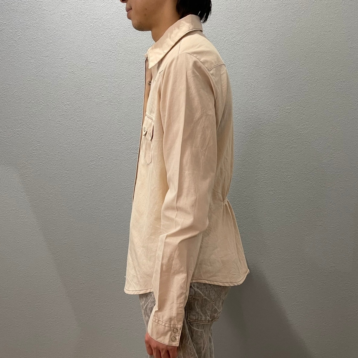 “Wrangler” BACK GATHER WESTERN SHIRT