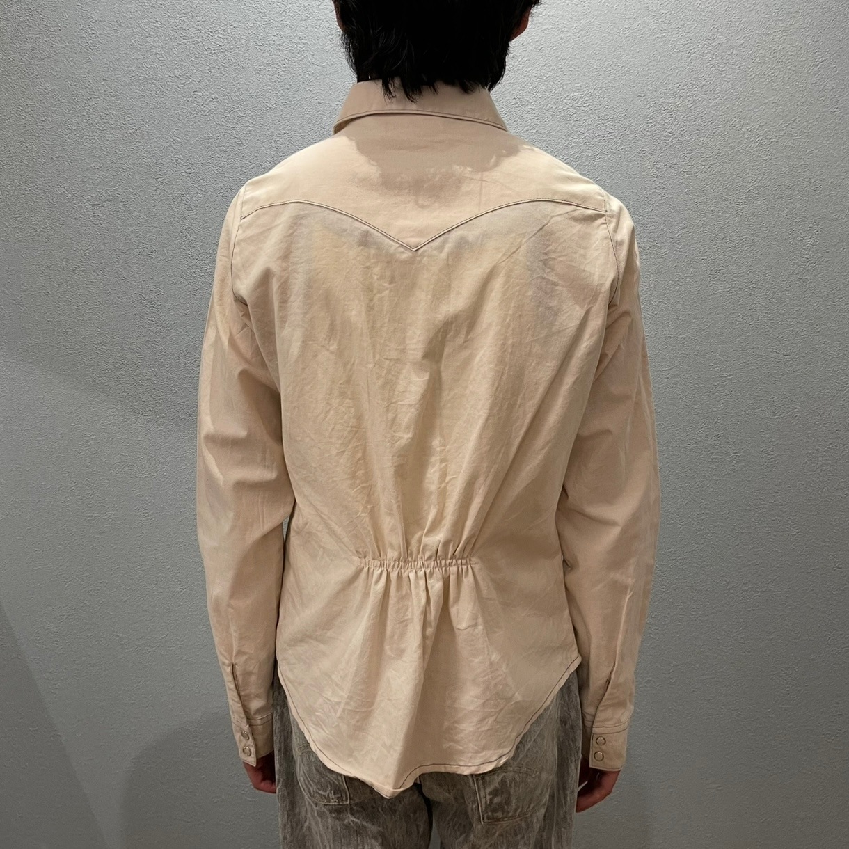 “Wrangler” BACK GATHER WESTERN SHIRT