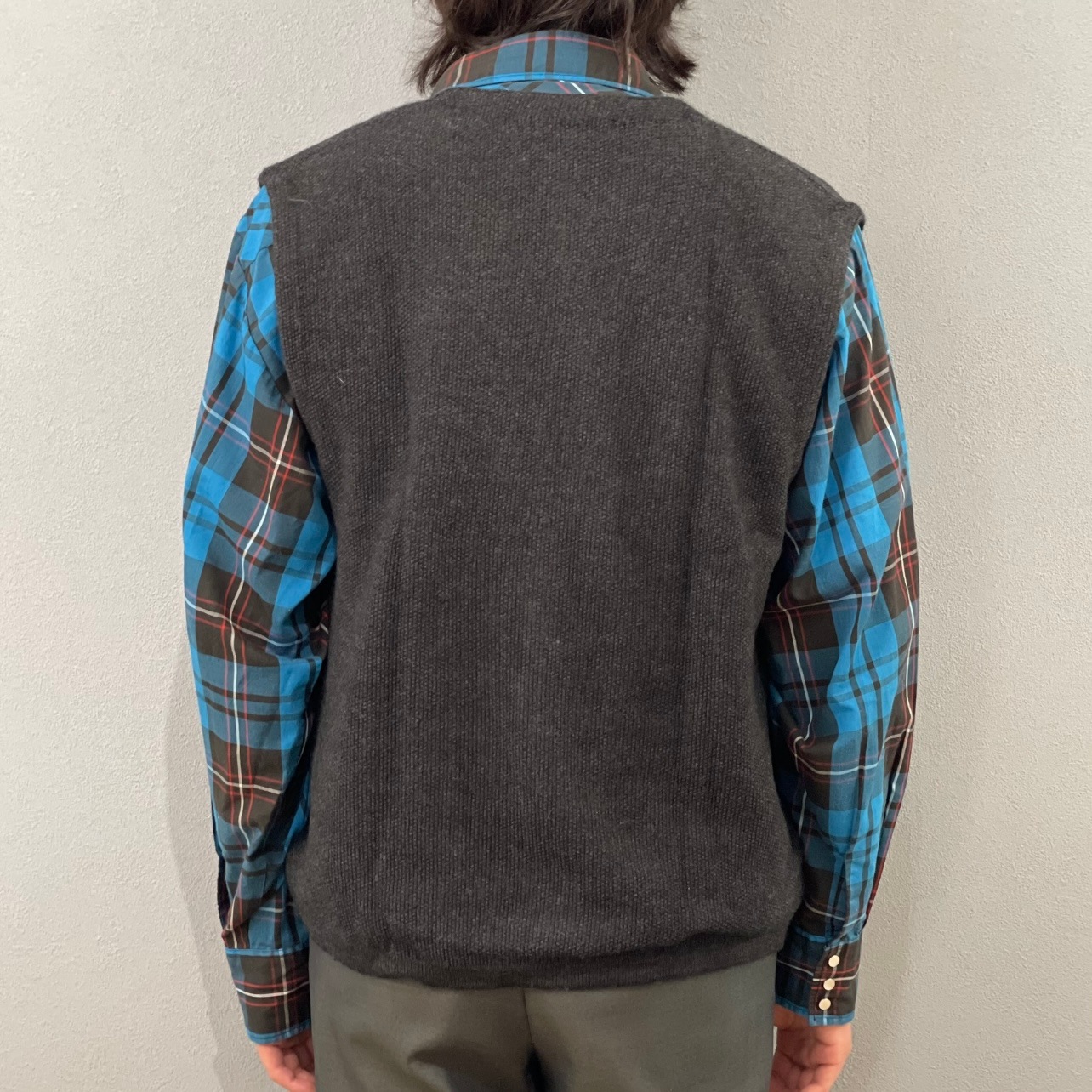 “WOOL KNIT VEST“