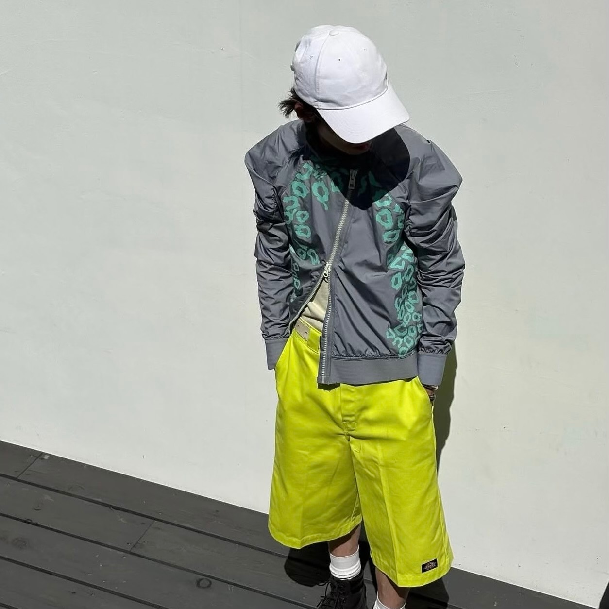 “Dickies Loose Fit” LIME SHORT PANTS