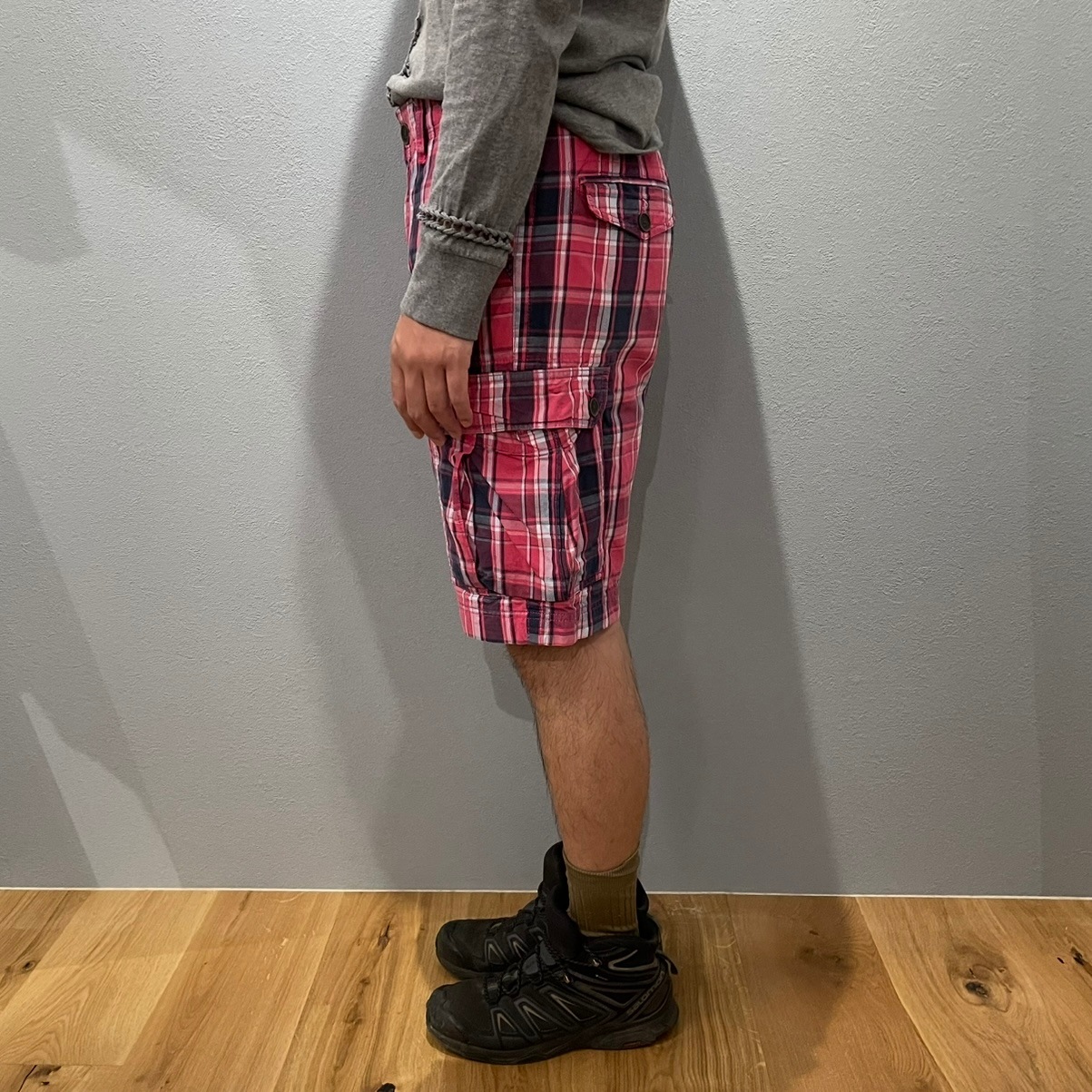“Timberland” CHECK SHORT PANTS