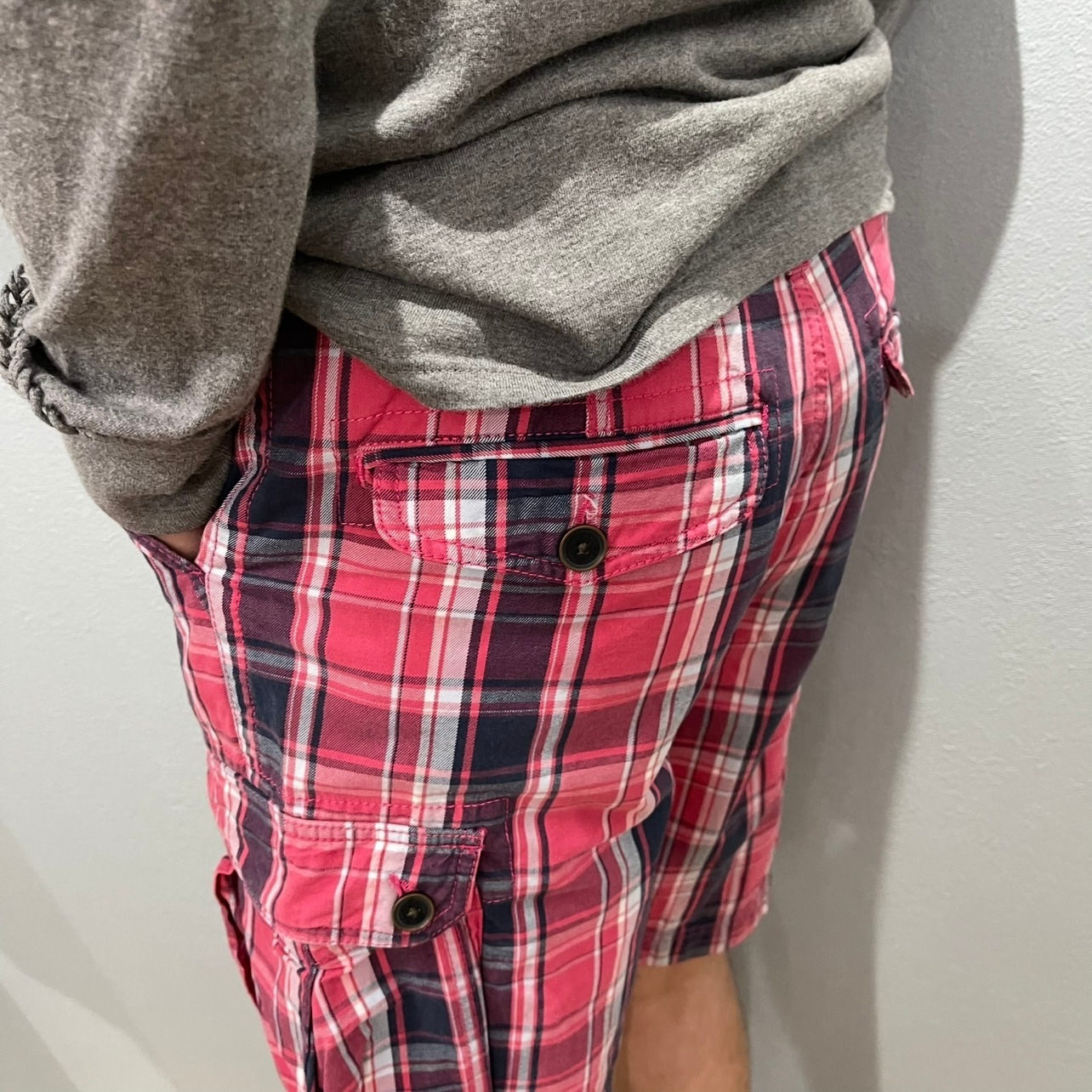 “Timberland” CHECK SHORT PANTS