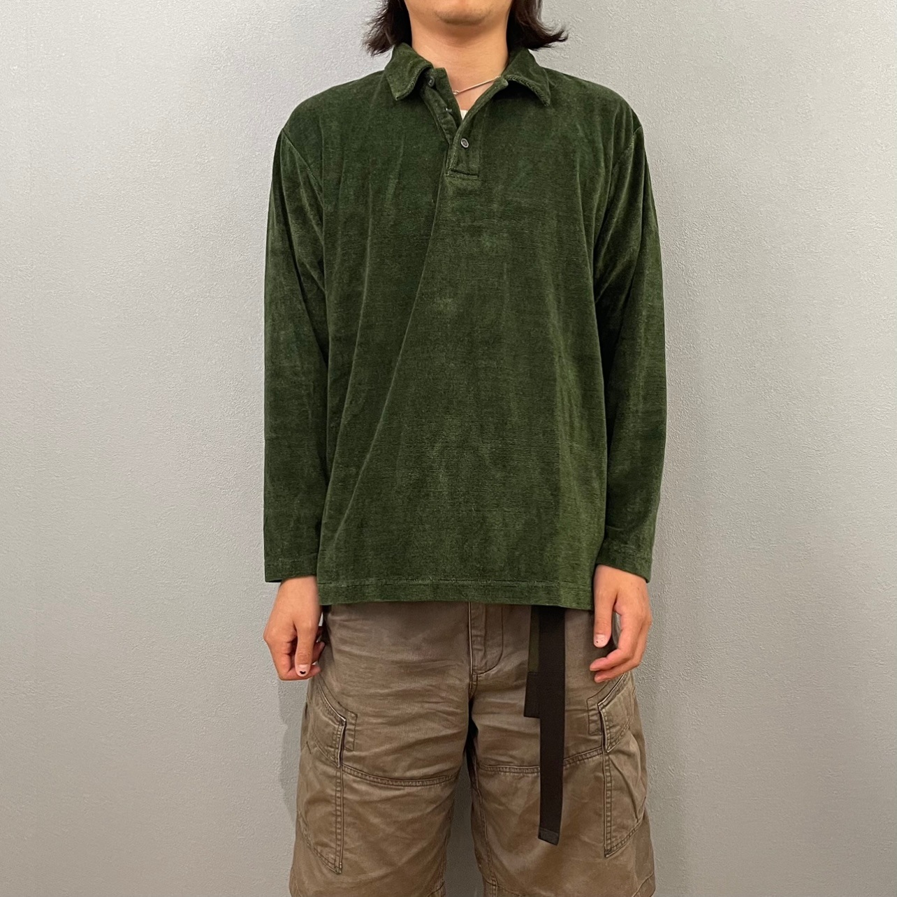 “VELOURS  POLO SHIRT” 