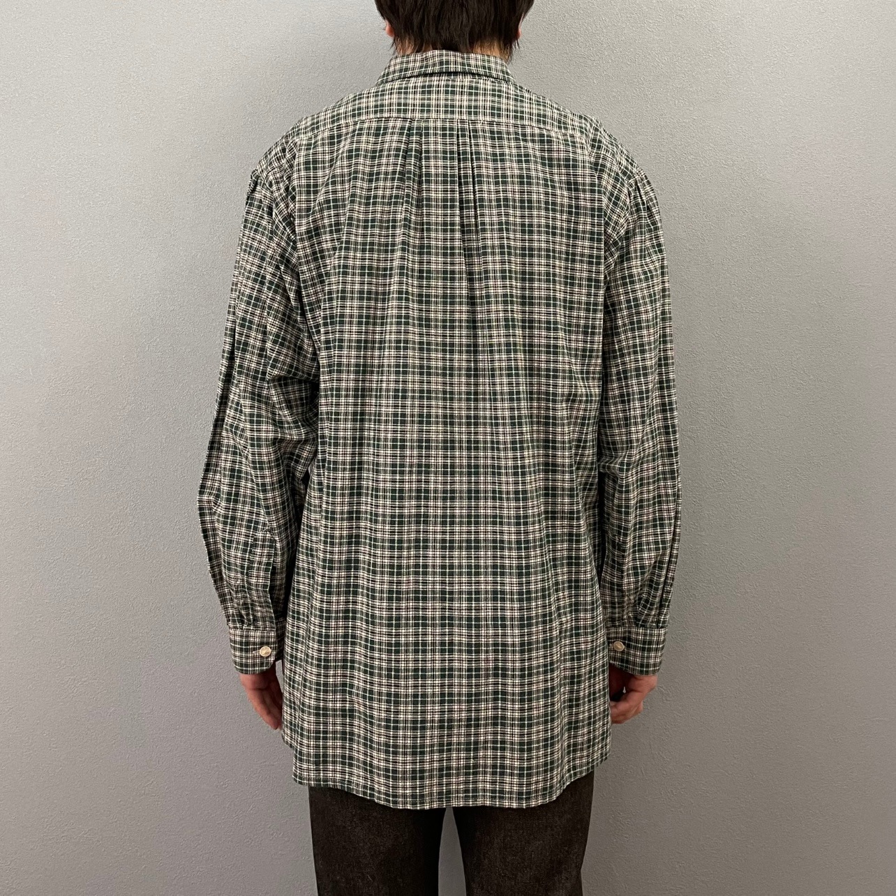 “PULLOVER CHECK SHIRT“