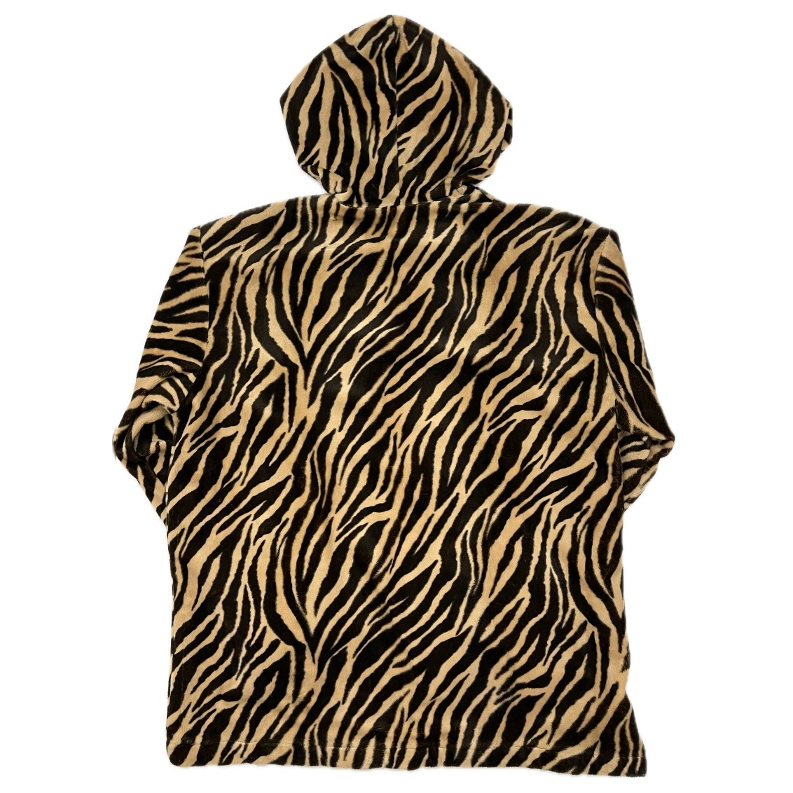 “ZEBRA FLEECE ZIP FOODIE”