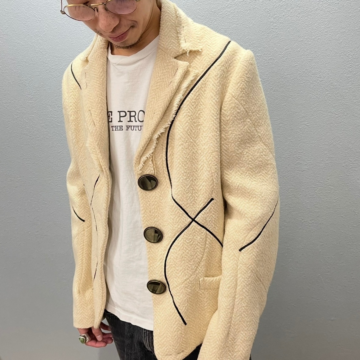 “ISSEY MIYAKE“ BOA JACKET