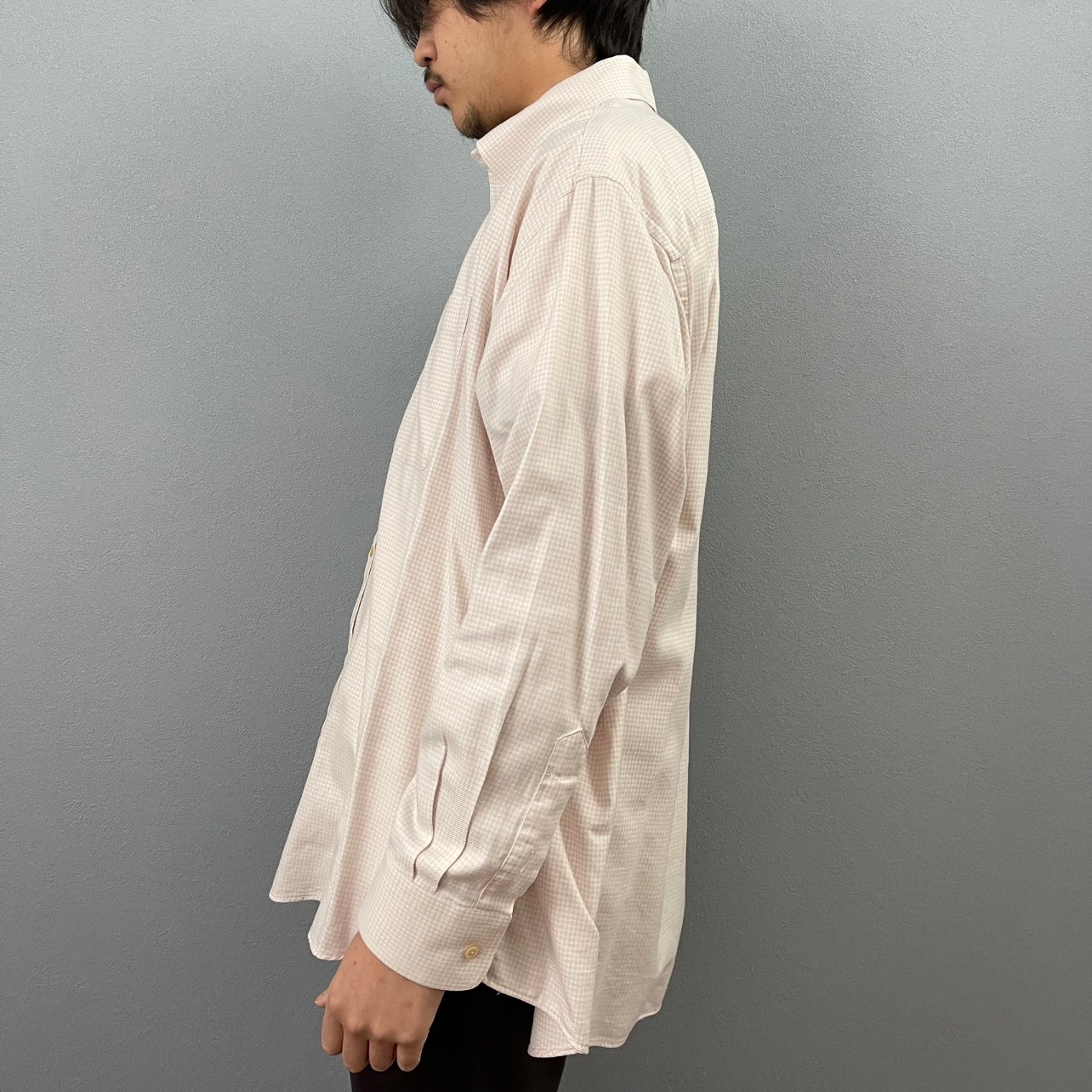 “BURBERRY”HOUND THOOTH SHIRT