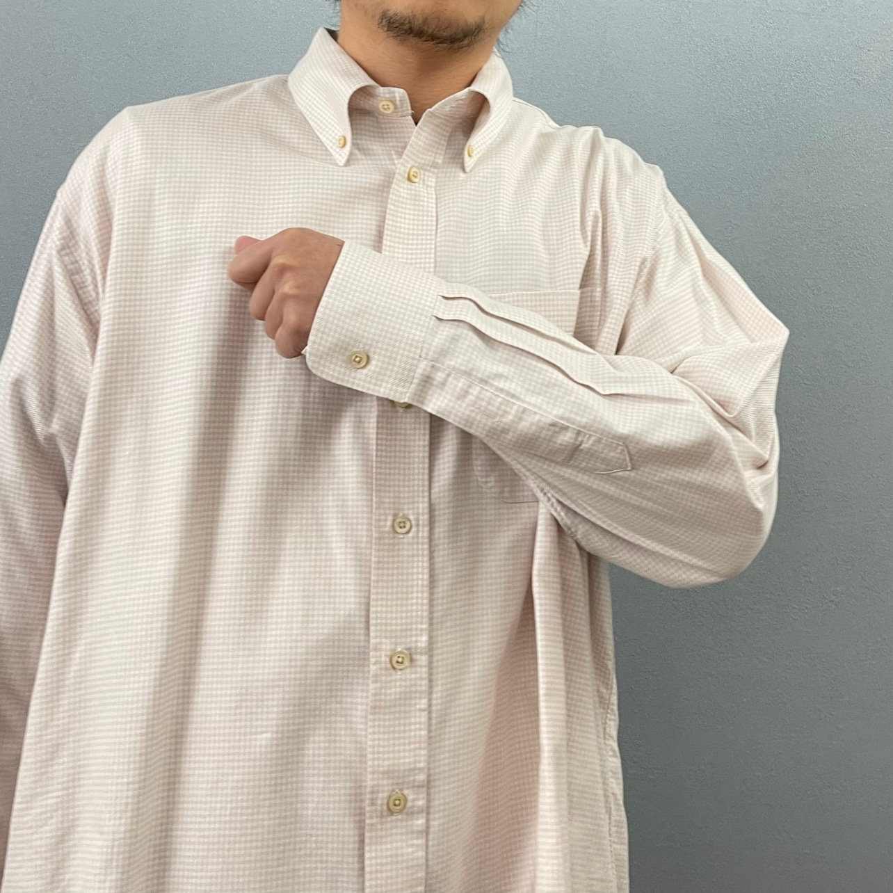 “BURBERRY”HOUND THOOTH SHIRT