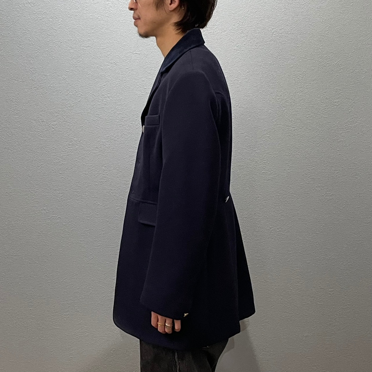 “VELOUR SWITCH TAILORED JACKET“