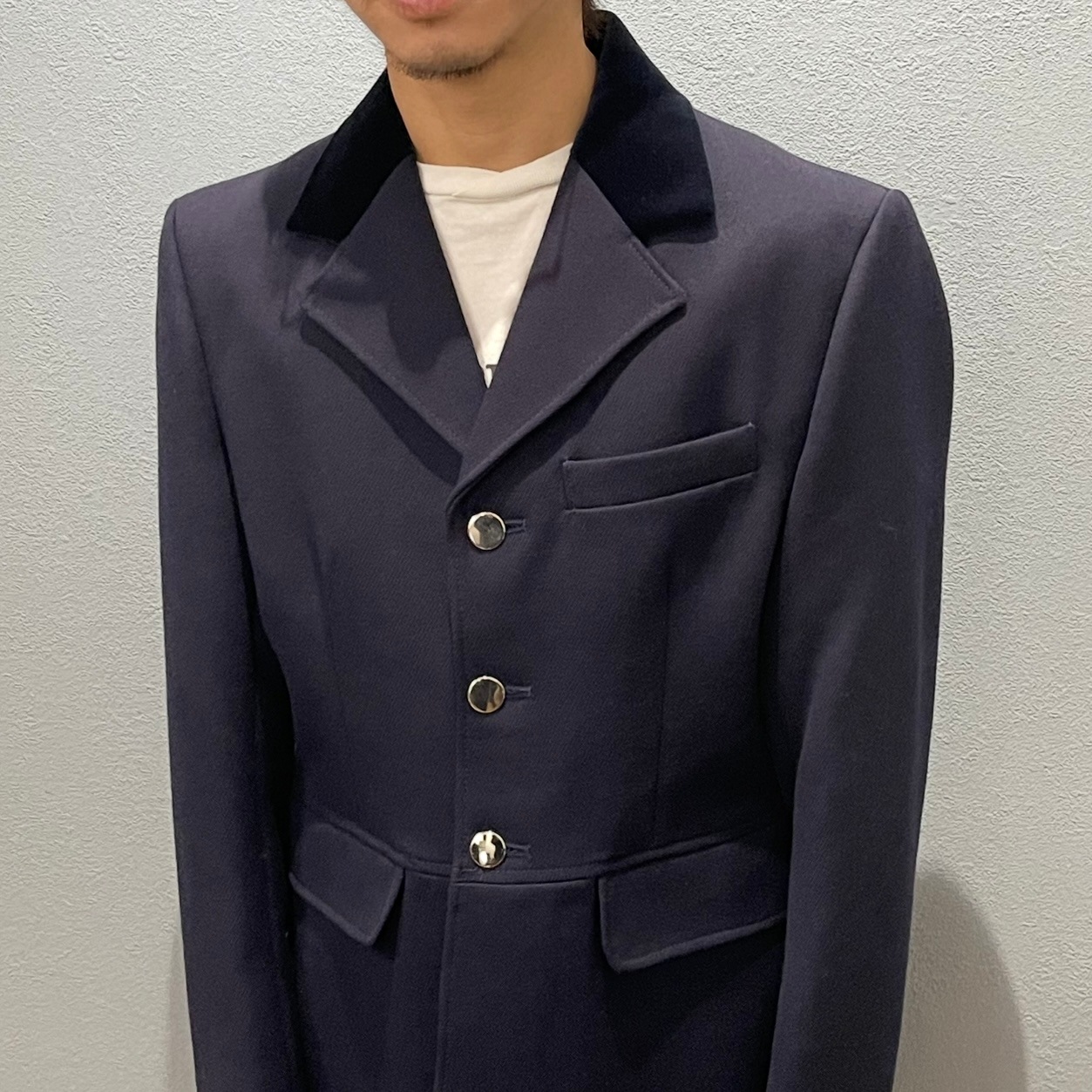 “VELOUR SWITCH TAILORED JACKET“