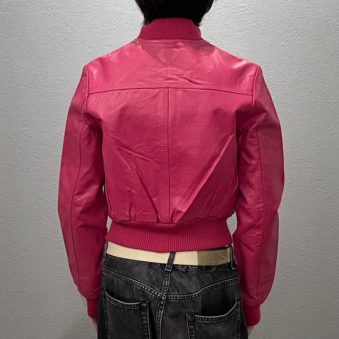 “COLOR LEATHER JACKET” 