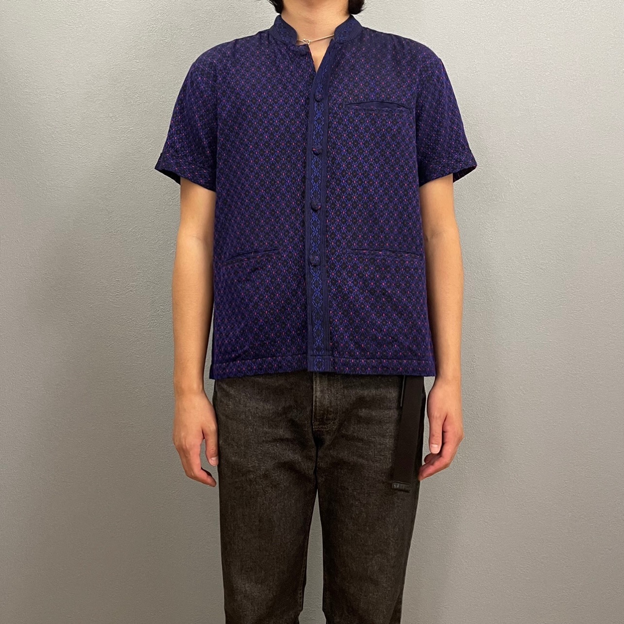 “JACQUARD CHINA SHIRT“