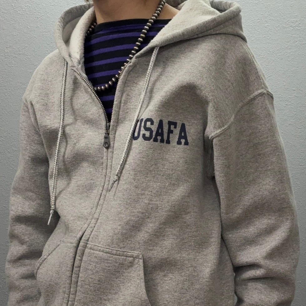 “USAFA ZIP　HOODIE”