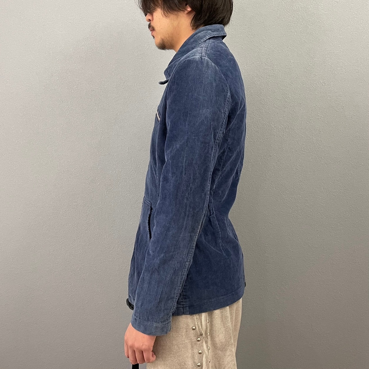 “ZIP CORDUROY  JACKET“