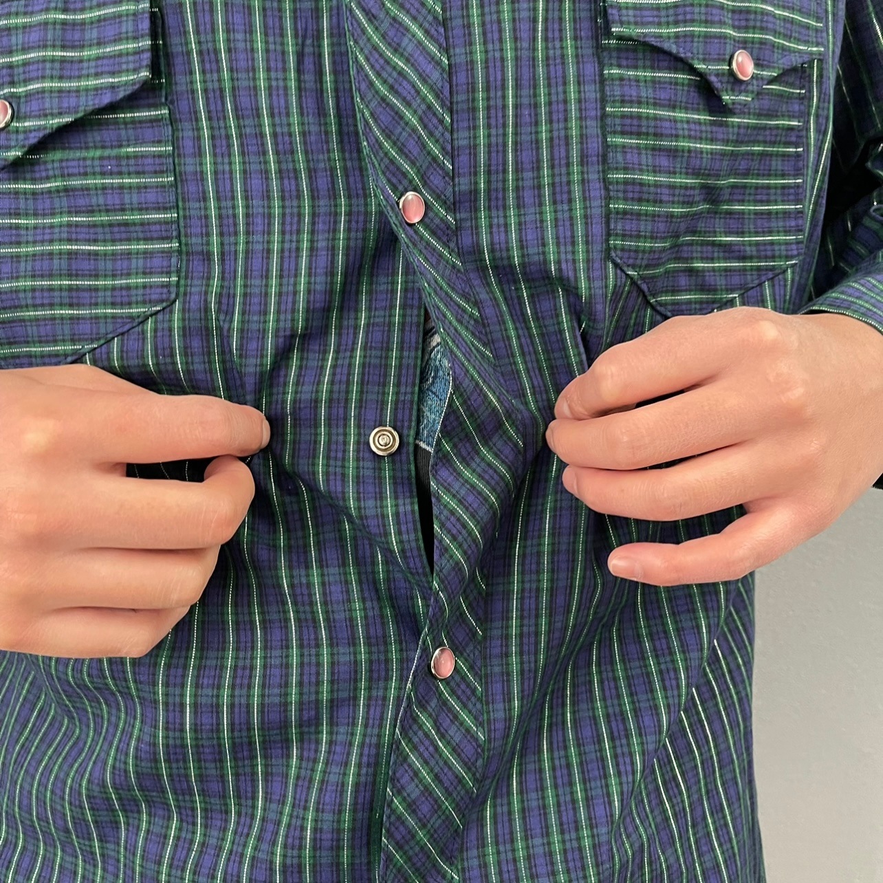 “GLITTER WESTERN SHIRT“